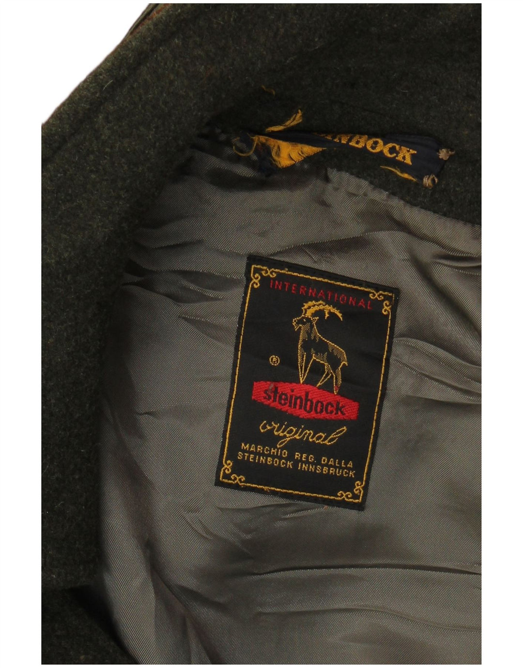 Steinbock Herre Hooded Duffel Coat UK 40 Large Khaki