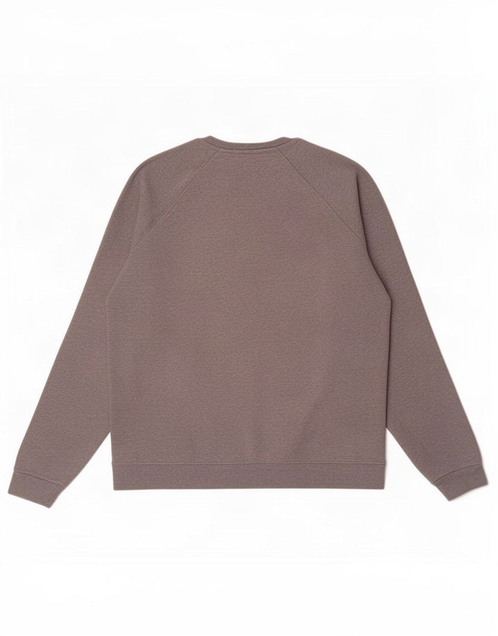 Dolomite Herre Grafisk Sweatshirt Jumper Stor Grå Flecked Bomuld
