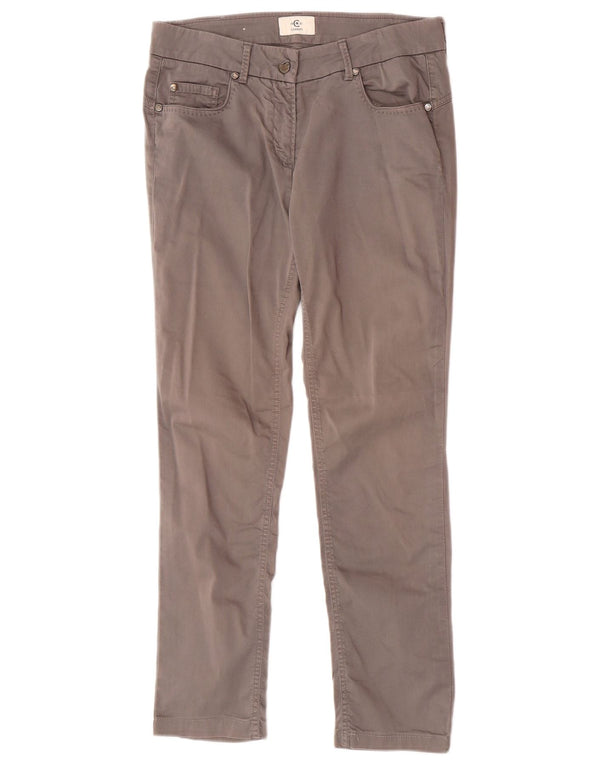 Cerruti 1881 Womens Cleante Slim Regular Fit Casual Bukser W28 L27 Grå