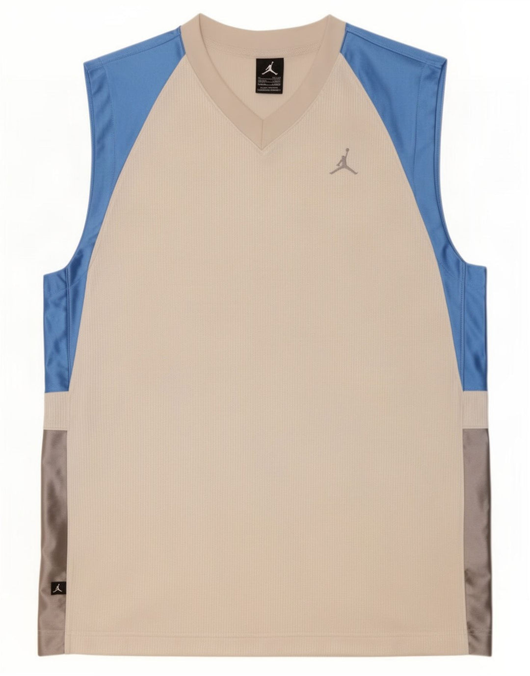 Jordan Herrevest Top UK 39/41 Medium White Colourblock Polyester