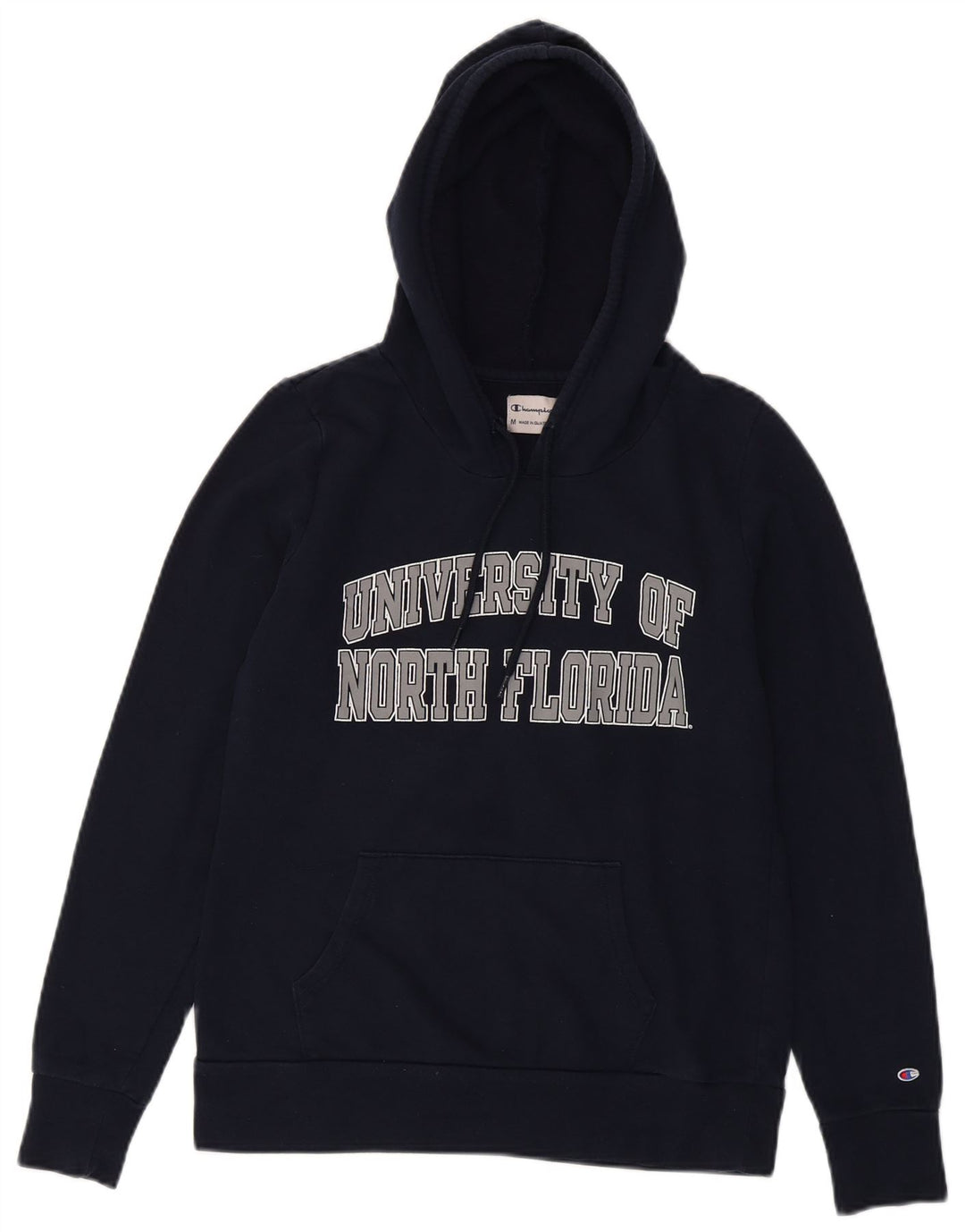 CHAMPION Dame Hættetrøje UK 12 Medium Navy Blue