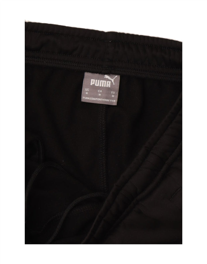 PUMA Mens Tracksuit Trousers Medium Black Polyester Vintage Puma and Second-Hand Puma from Messina Hembry 