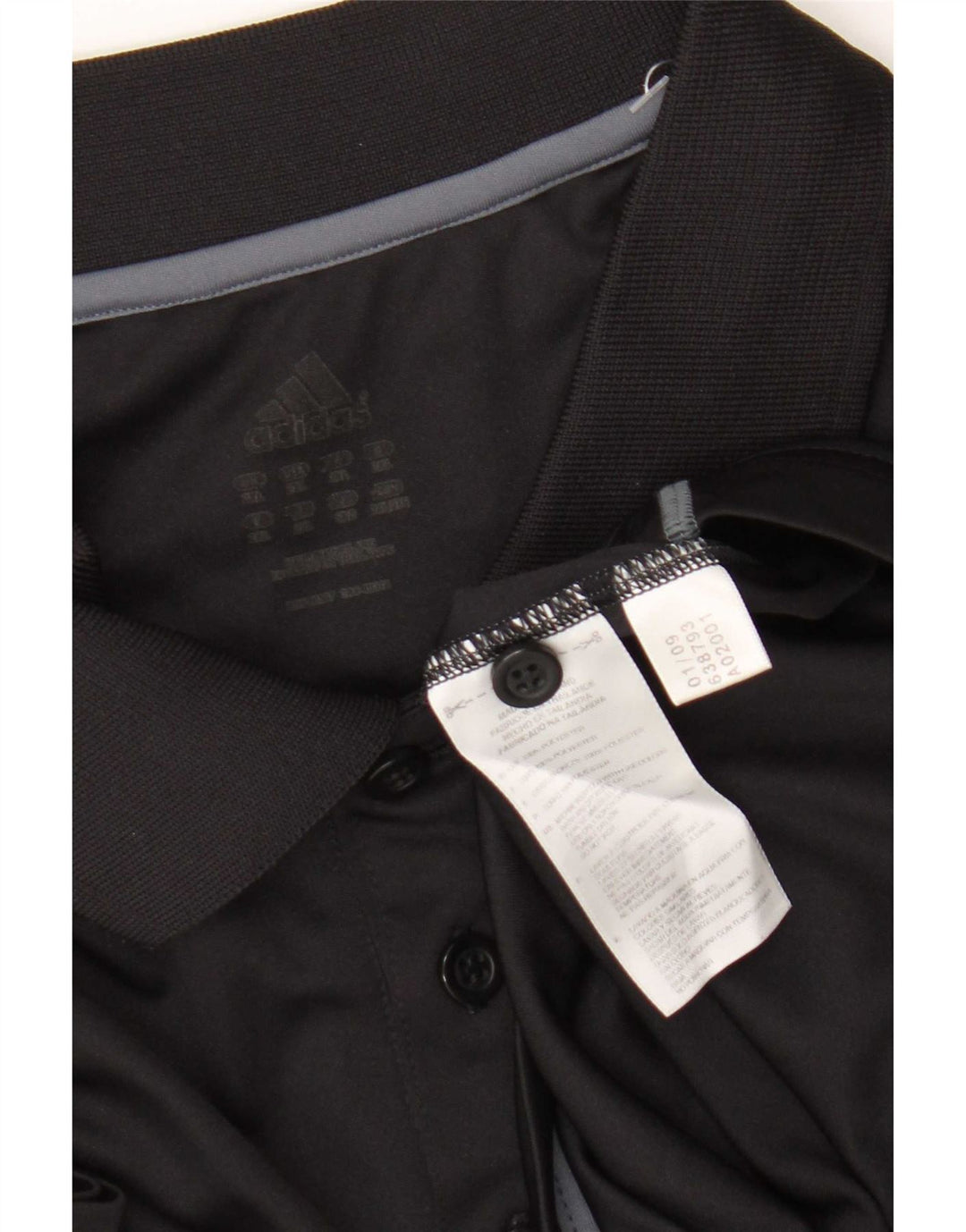 Adidas Polo Shirt til mænd 2XL Sort Polyester