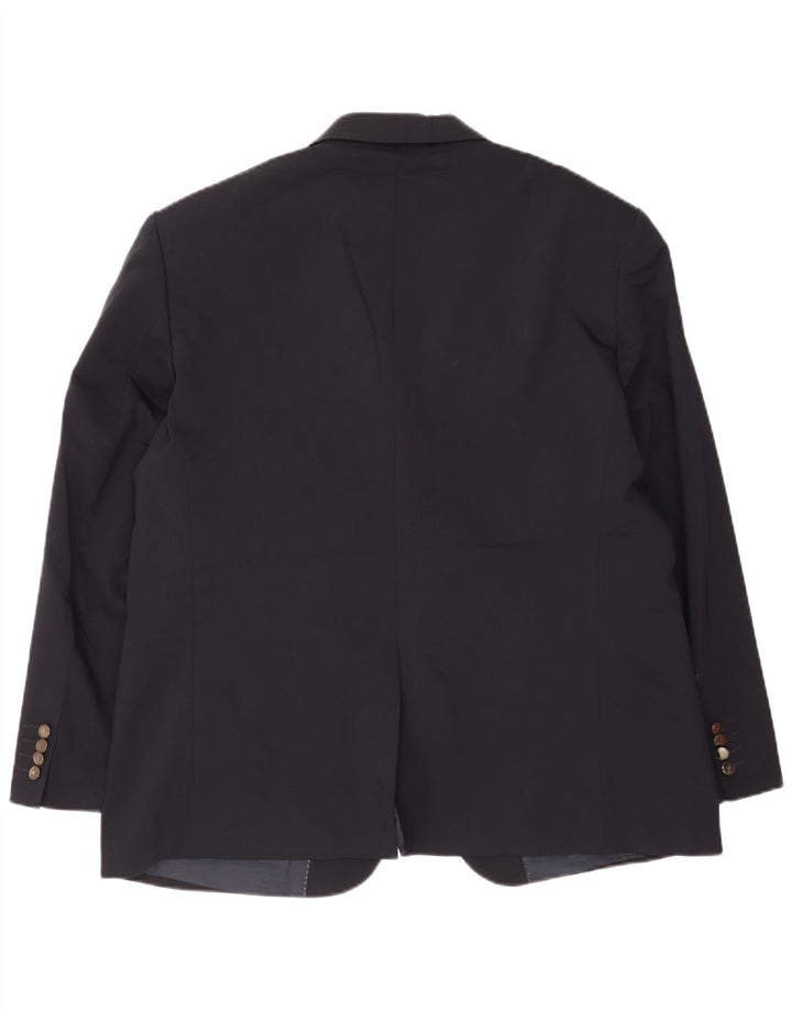 Marks & Spencer Herre Short 2 Button Blazer Jacket UK 40 Large Navy Blue