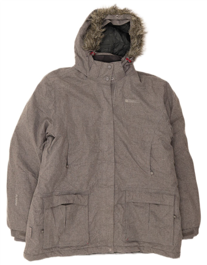 Mountain Warehouse Dame Hættevindjakke UK 20 2XL Grå