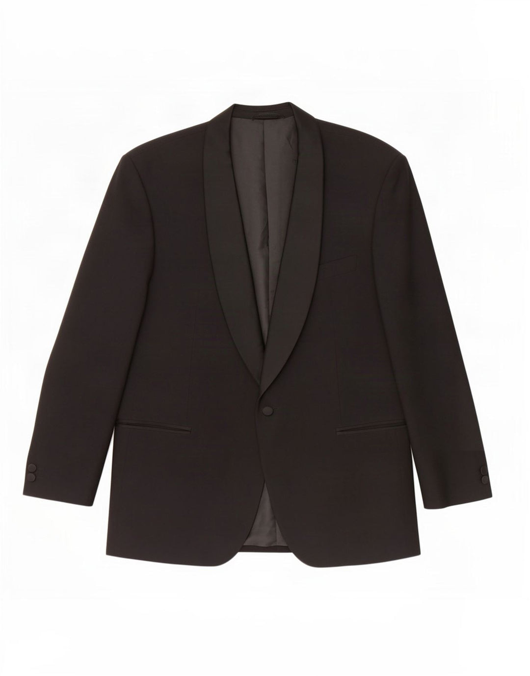 Wilvorst Herre 1 Knap Blazer Jacket UK 38 Medium Sort Uld
