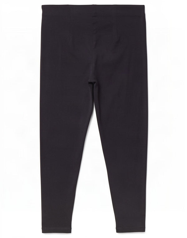 Marks & Spencer Womens Leggings UK 12 Medium Navy Blue Polyester