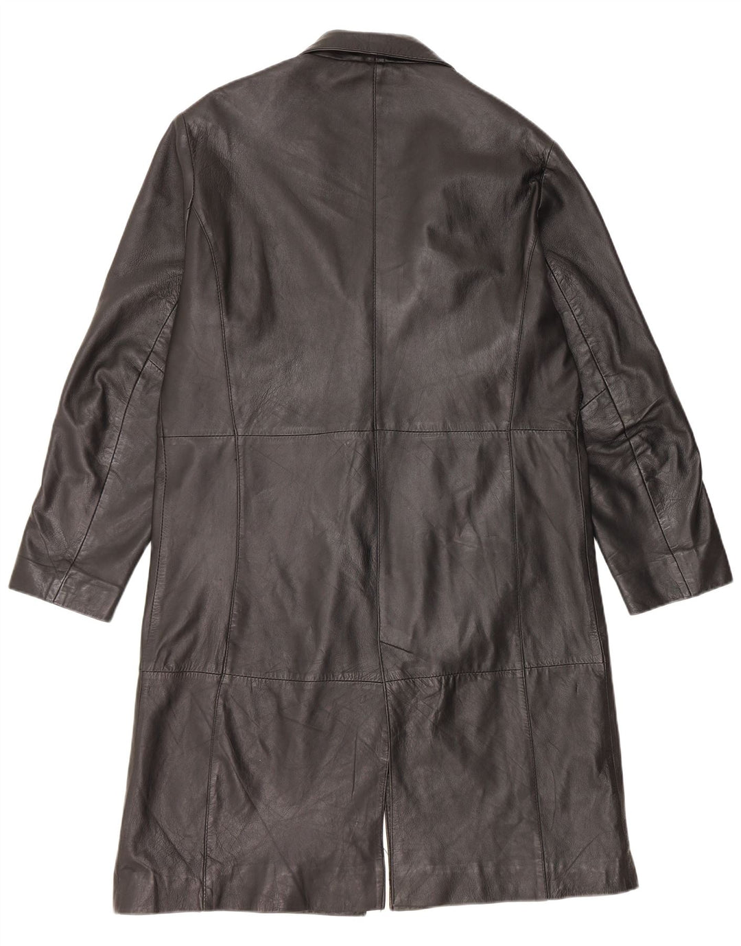 VINTAGE Læderfrakke til mænd UK 42 XL sort læder