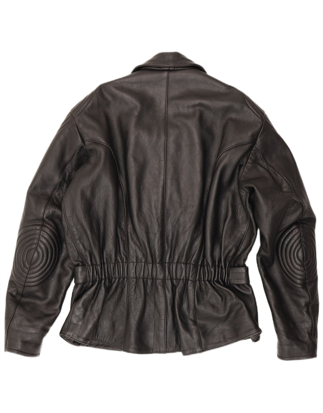 Louis Herre Læder Biker Jacket UK 42 XL Sort Læder