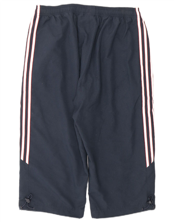 Adidas Herre Bermuda Sport Shorts Medium Navy Blue Polyester