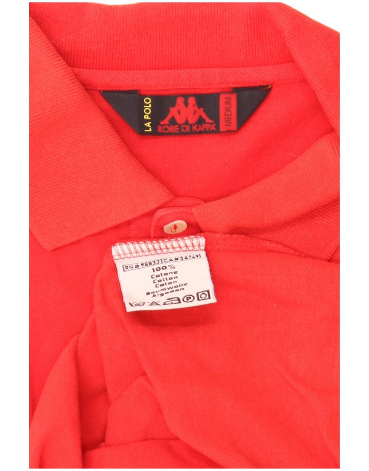 Kappa Langærmet Polo Shirt til mænd Medium Rød Bomuld