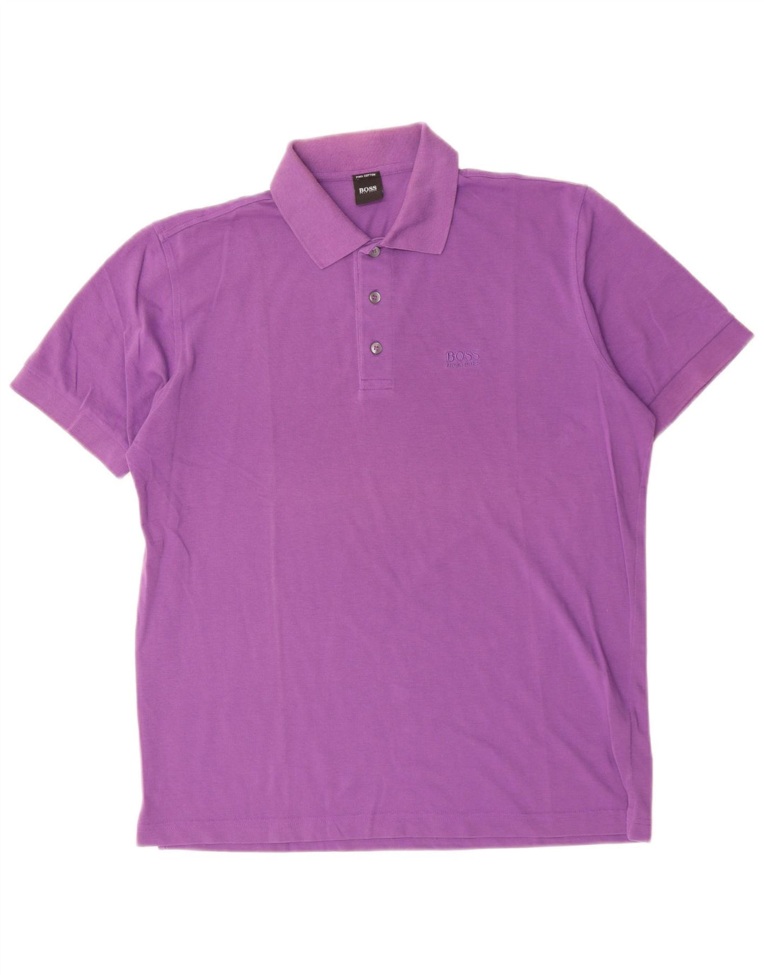 HUGO BOSS Herre poloshirt Medium Lilla Bomuld