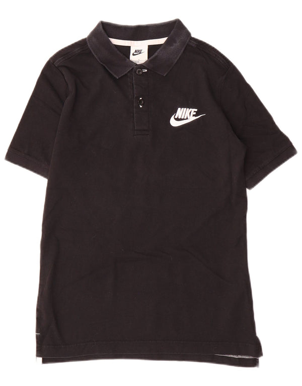 Nike drenge poloskjorte 12-13 år stor sort bomuld