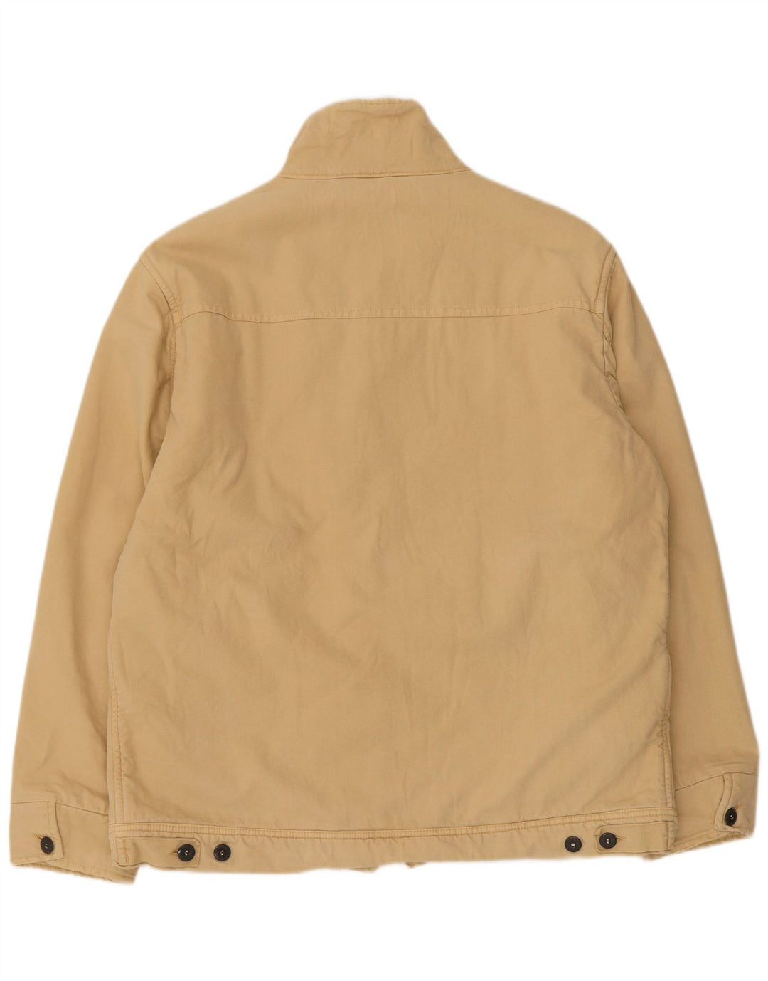 Murphy & Nye Herre Regular Fit Bomber Jacket UK 40 Large Beige Cotton