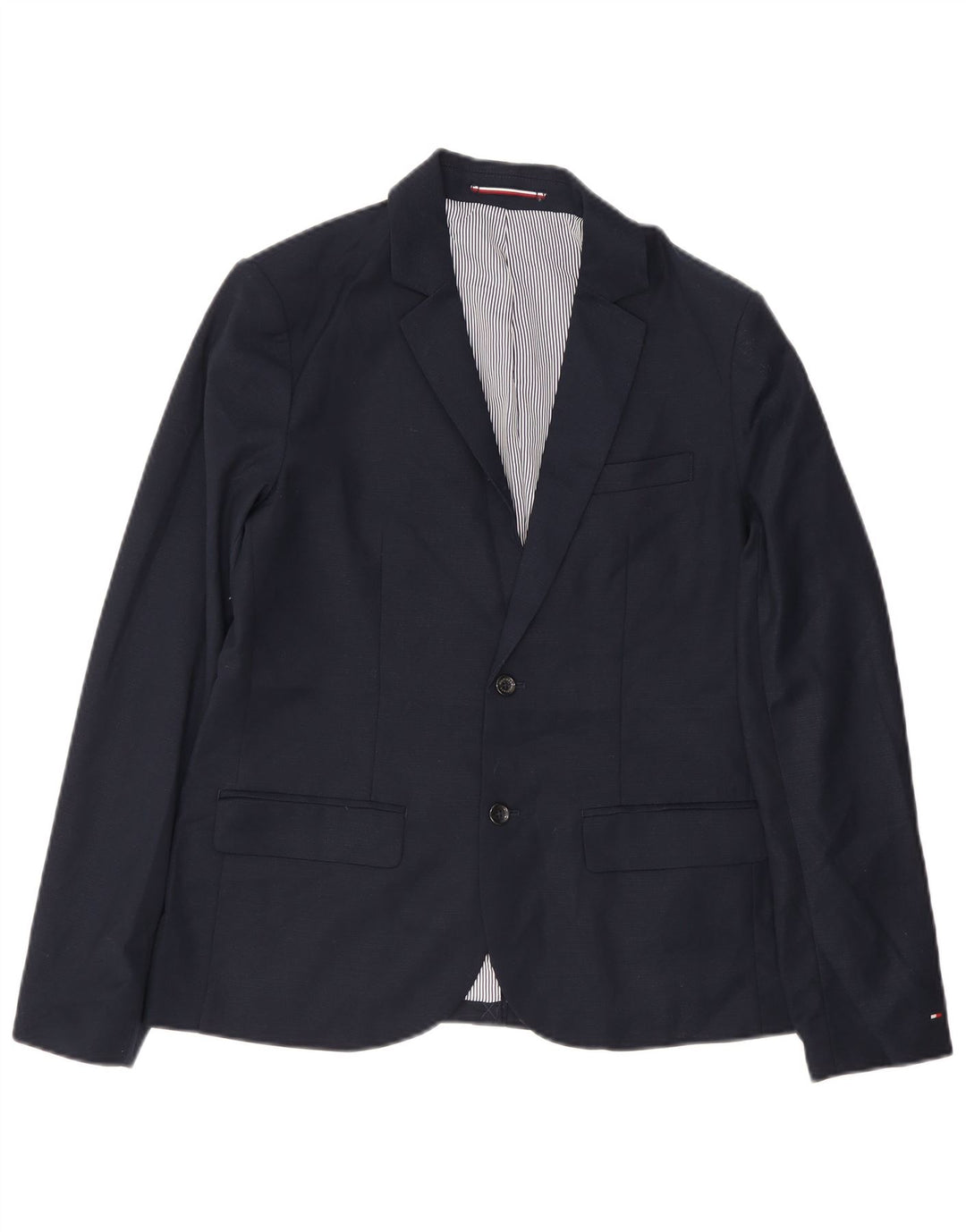 Tommy Hilfiger drenge 2-knaps blazerjakke 15-16 år marineblå polyester