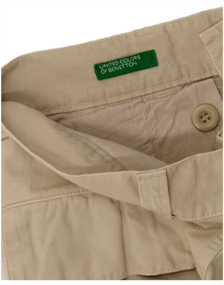 BENETTON Herre Cargo Shorts W30 Medium Beige