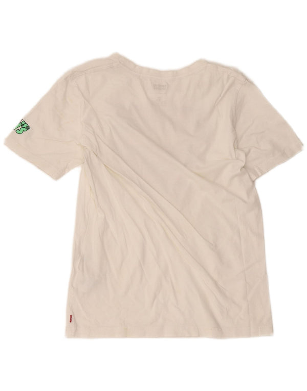 Levi's Boys Grafisk T-Shirt Top 15-16 År Hvid Bomuld
