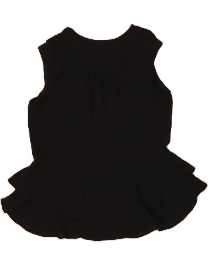 MOSSIMO Womens Sleeveless Blouse Top UK 10 Small Black Polyester Vintage Mossimo and Second-Hand Mossimo from Messina Hembry 
