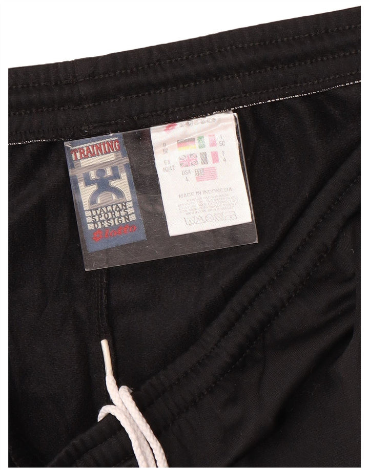 Lotto Træningsdragtsbukser til mænd UK 40/42 Large Black Polyester