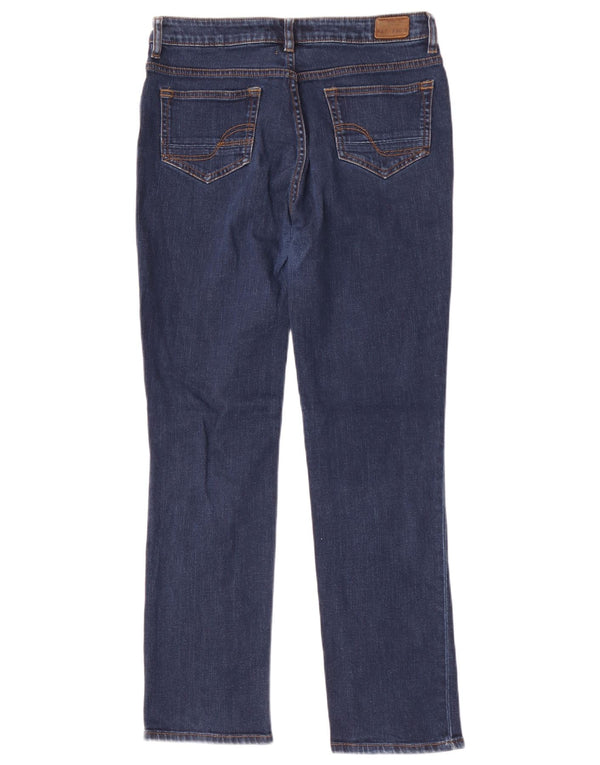 Fat Face Dame Slim Jeans UK 10 Small W28 L29 Navy Blue