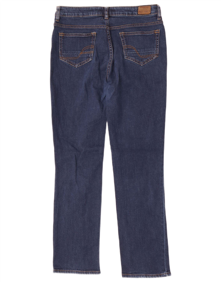 Fat Face Dame Slim Jeans UK 10 Small W28 L29 Navy Blue