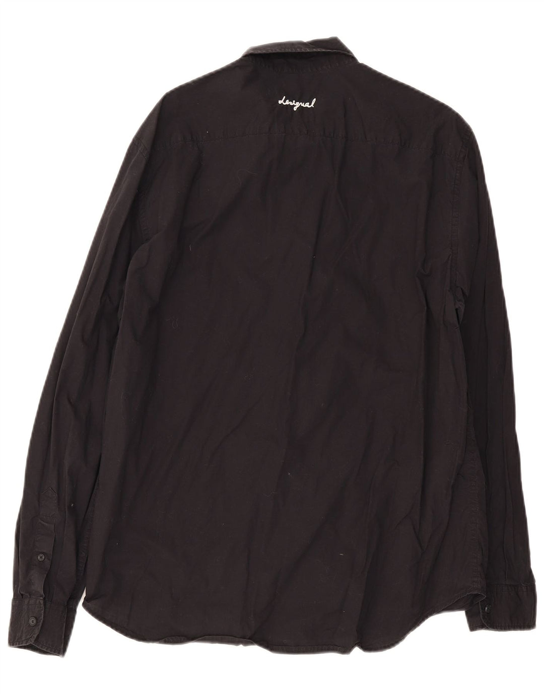 Desigual Herre grafisk Regular Fit skjorte XL sort bomuld
