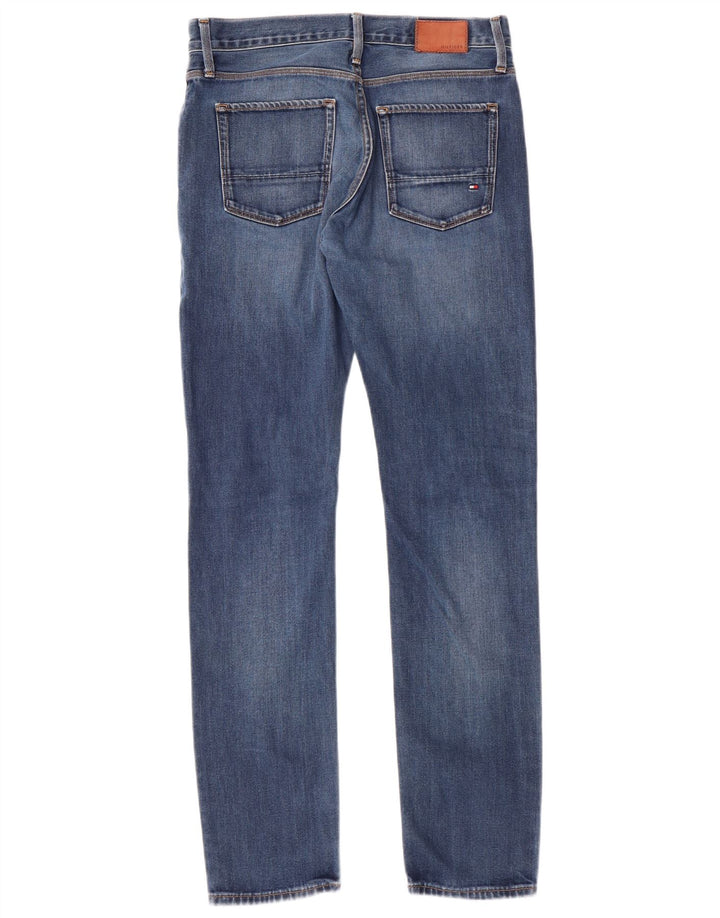 Tommy Hilfiger Dame Slim Jeans W32 L32 Blå Bomuld
