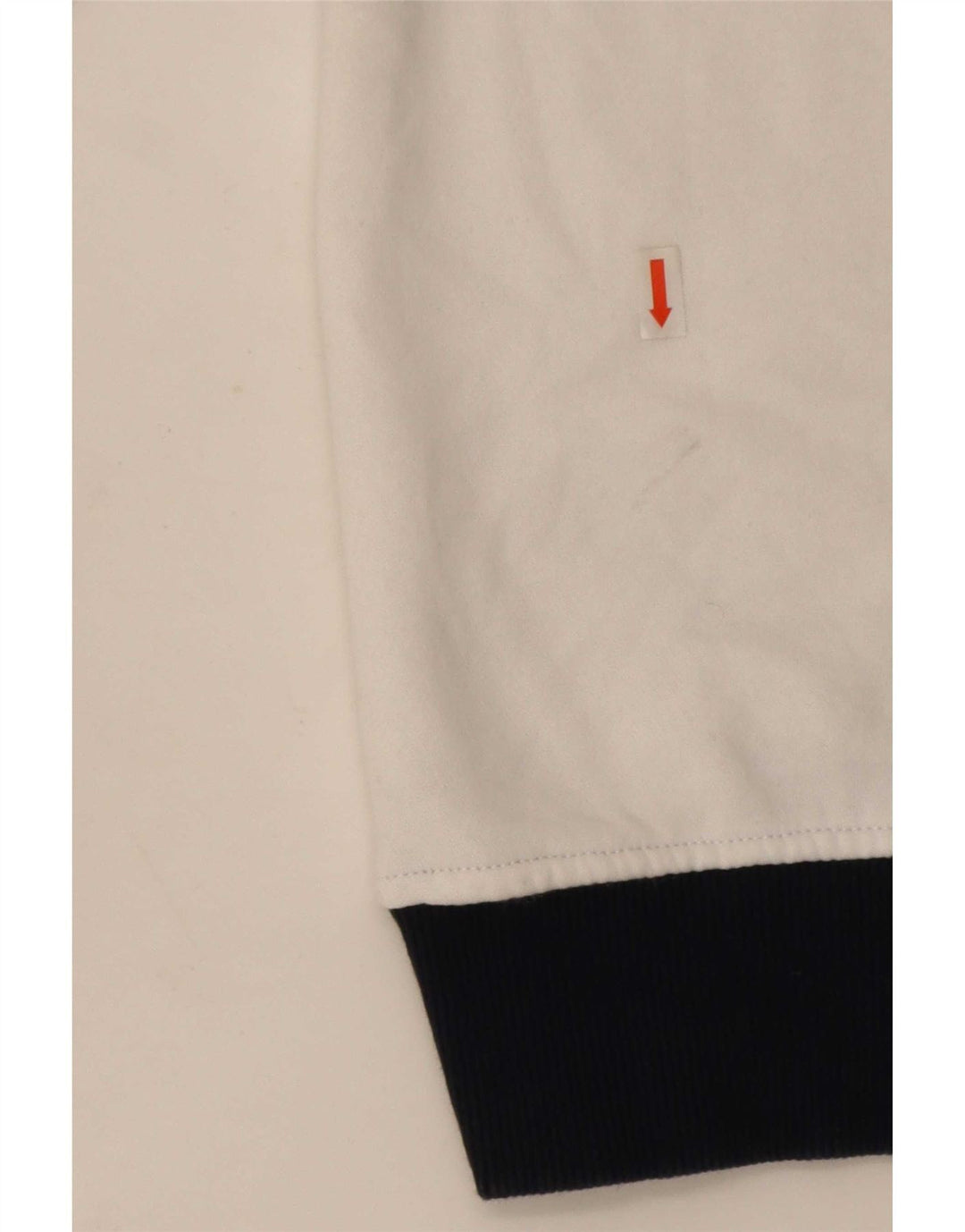 Tommy Hilfiger Herre grafisk sweatshirt Jumper Medium Hvid Colourblock