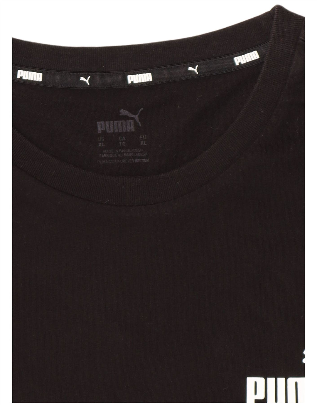 Puma Herre Grafisk T-Shirt Top XL Sort
