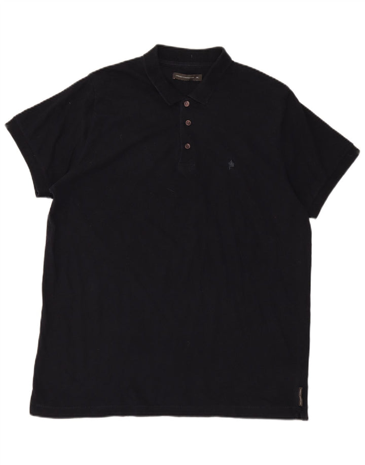 French Connection Polo Shirt til mænd 2XL Marineblå Bomuld