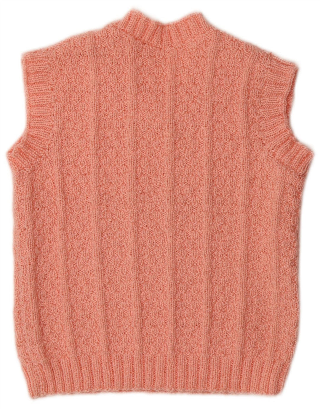 Vintage Dame Vest Tank Top UK 12 Medium Pink