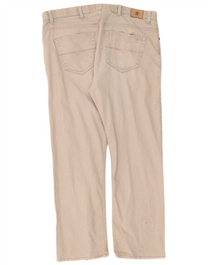 Marks & Spencer Herre Blue Harbor Straight Jeans W40 L31 Grå Bomuld
