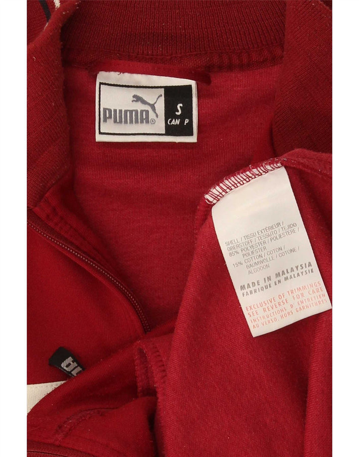 Puma Træningsdragt til mænd Topjakke Lille Rød Colourblock Polyester Sports