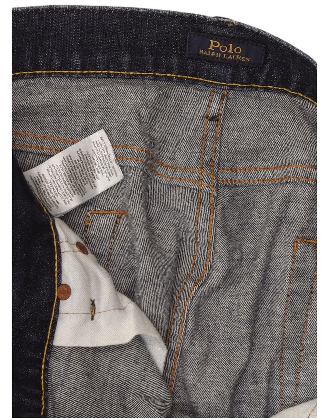 Polo Ralph Lauren Herre Skinny Jeans W36 L32 Marineblå Bomuld