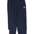 NIKE Mens Tracksuit Trousers  Large Navy Blue Colourblock Polyester
