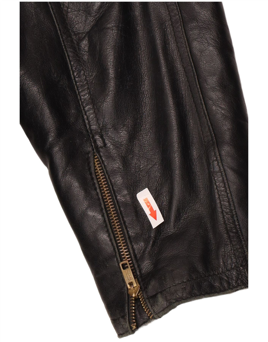 Vintage herre læderjakke UK 36 Lille sort læder