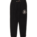 ELLESSE Womens Graphic Tracksuit Trousers Joggers UK 14 Medium Black Vintage Ellesse and Second-Hand Ellesse from Messina Hembry 