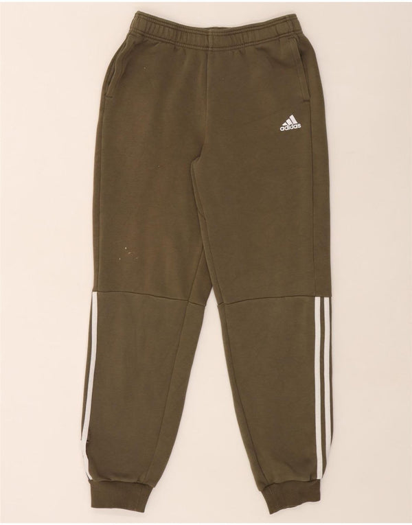 Adidas Træningsdragt til drenge Bukser Joggers 15-16 år Khaki Colourblock Bomuld