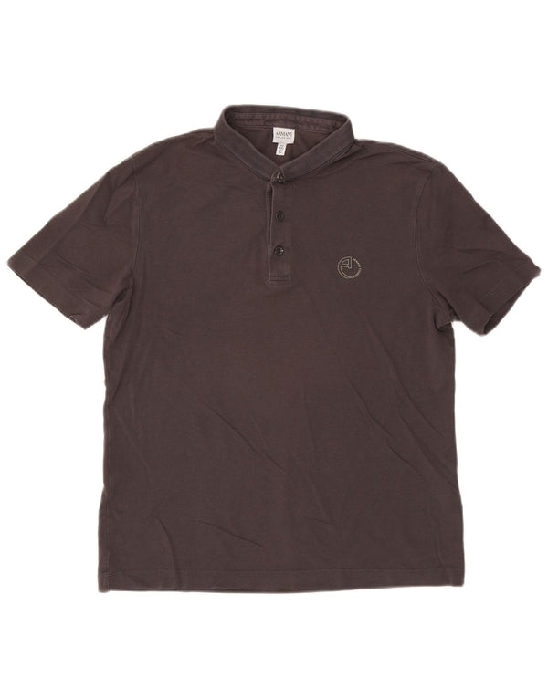 Armani herre poloshirt XL grå bomuld