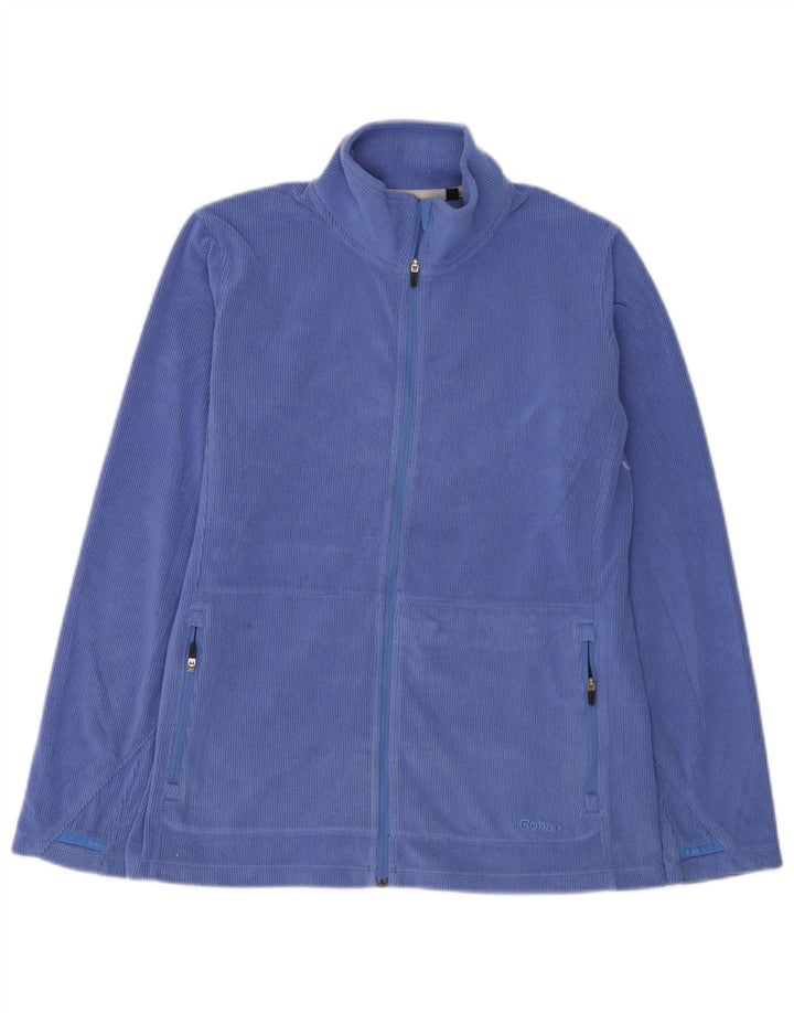 Rohan Dame Oversized Fleecejakke UK 10 Small Blue Polyester