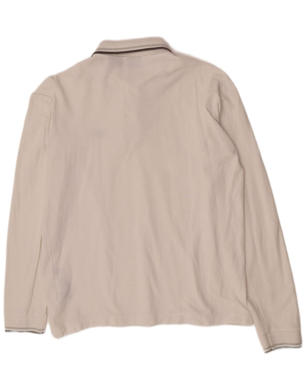 Fila Langærmet Polo Shirt til mænd Stor hvid bomuld