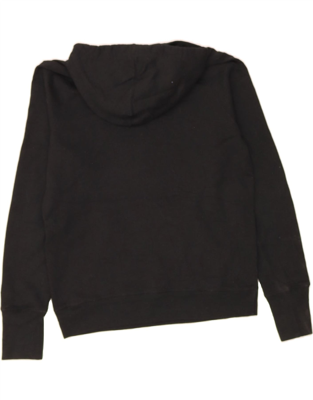 CHAMPION Womens Graphic Oversized Hoodie Jumper UK 10 Small Black Vintage Champion and Second-Hand Champion from Messina Hembry 
