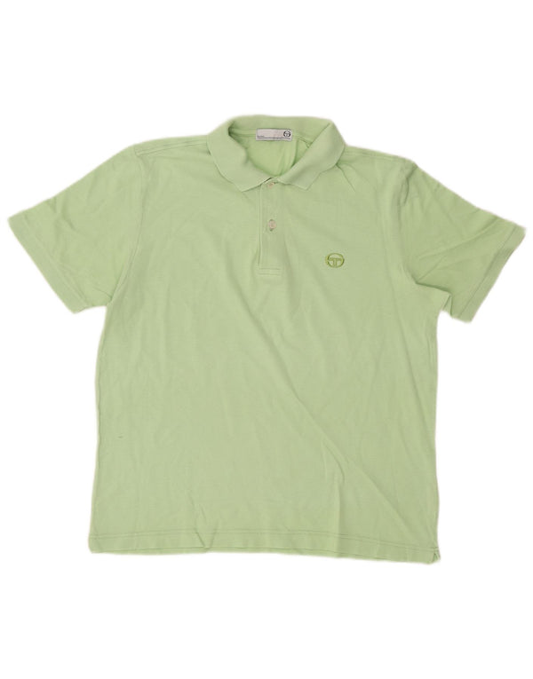 Sergio Tacchini Dame Polo Shirt IT 44 Medium Grøn
