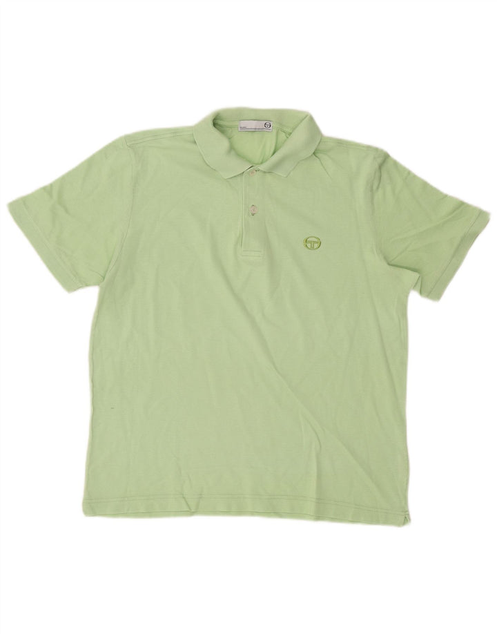 Sergio Tacchini Dame Polo Shirt IT 44 Medium Grøn