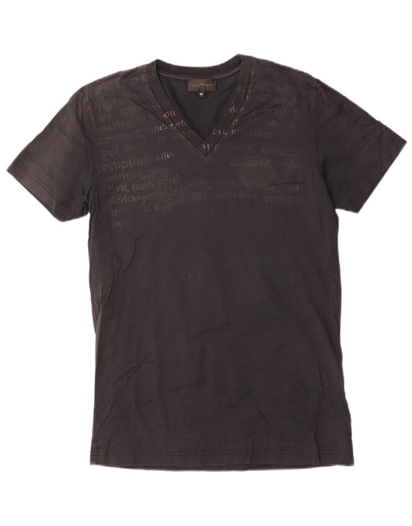 Richmond Herre Grafisk T-Shirt Top Medium Sort