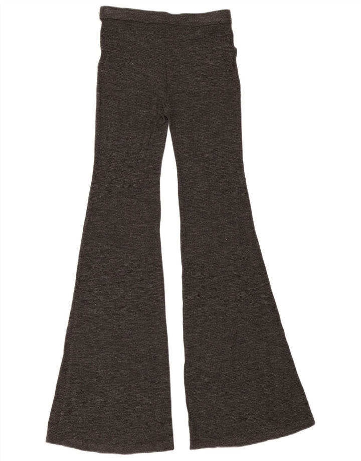 Roccobarocco Dame Flare Leggings UK 4 XS Grå Flecked