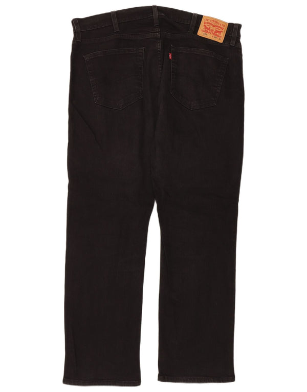 Levi's Herre 559 Relaxed Fit Straight Jeans W38 L32 Sort Bomuld