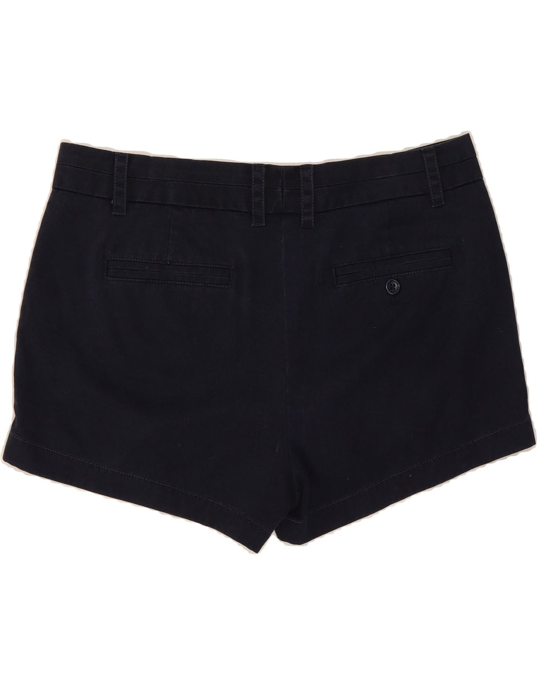J. CREW Womens Chino Shorts US 10 Large W34 Navy Blue Cotton Vintage J. Crew and Second-Hand J. Crew from Messina Hembry 