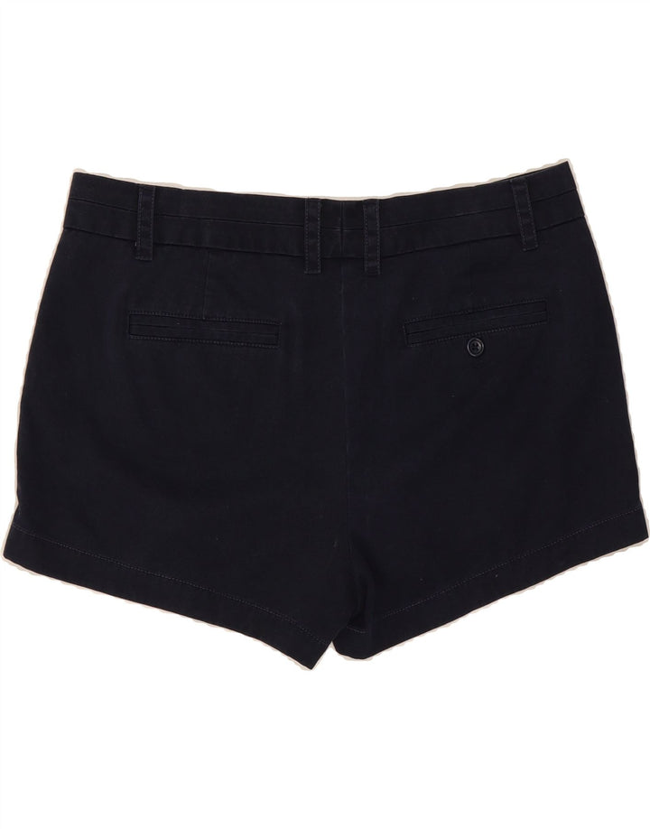 J. CREW Womens Chino Shorts US 10 Large W34 Navy Blue Cotton Vintage J. Crew and Second-Hand J. Crew from Messina Hembry 