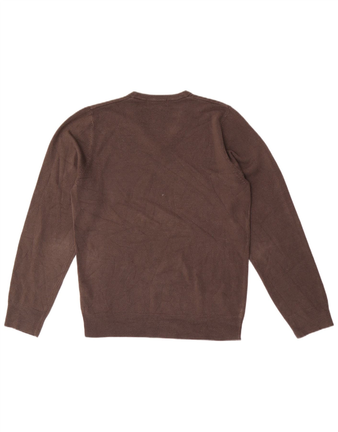 Marks & Spencer Herre Blue Harbor V-hals sweater lille brun akryl